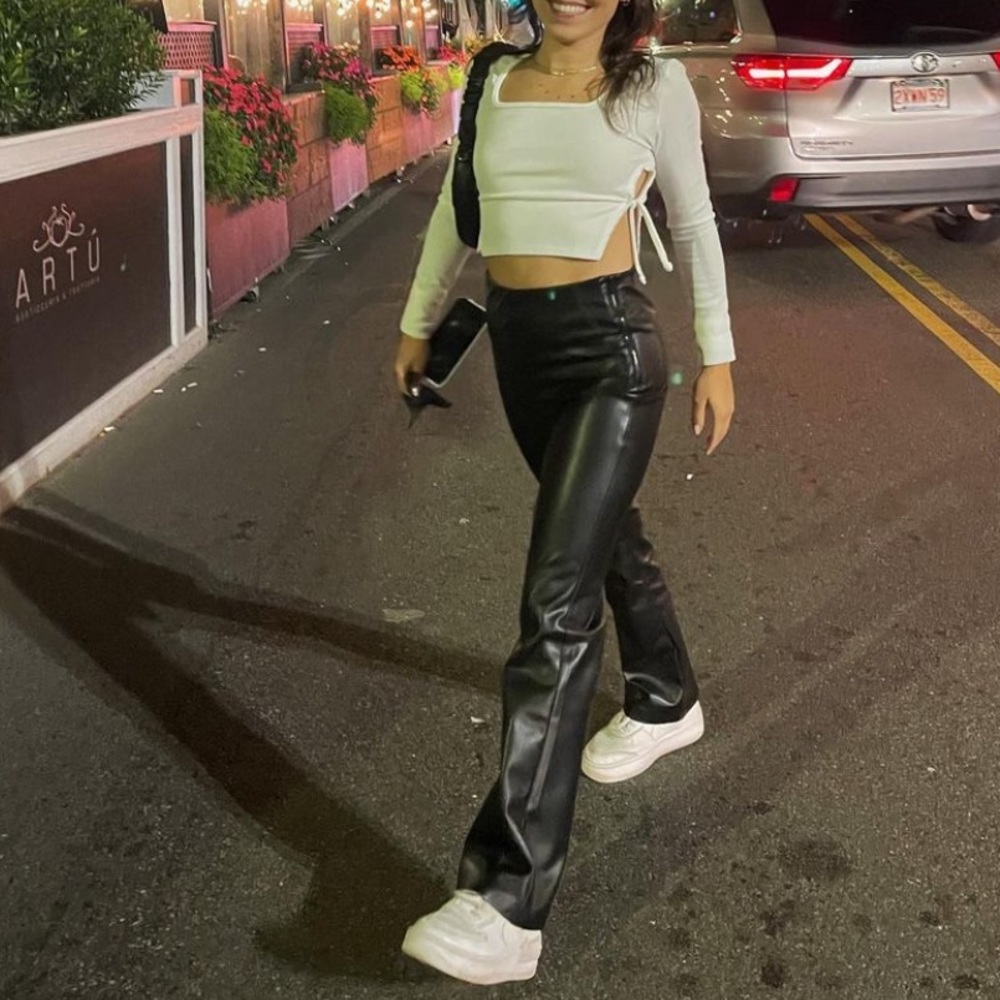 Zara Leather Pants